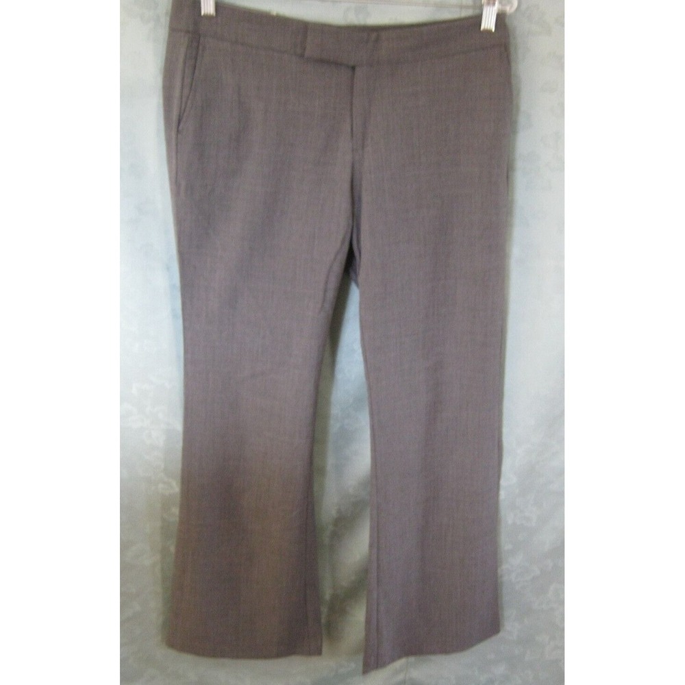 Sarah Jessica Parker Bitten Pants Size 12 Mercer Flare Trousers Gray NWT